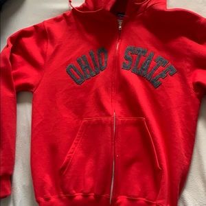 Ohio State Zip Up Hoodie